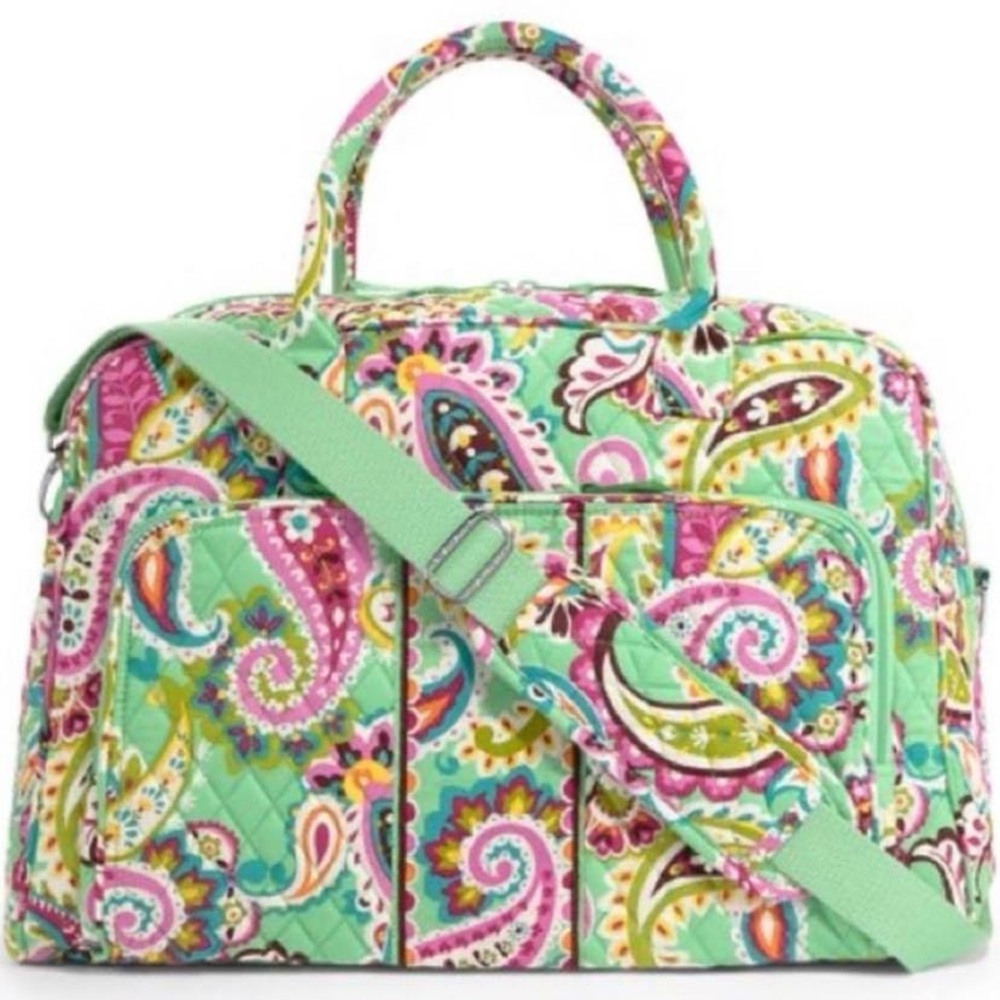 Vera Bradley Weekender Duffel - great condition Tutti Frutti pattern